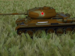 t-34-85 tank hdri camo 3D Modell