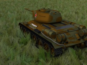 t-34-85 tank hdri camo 3D Modell