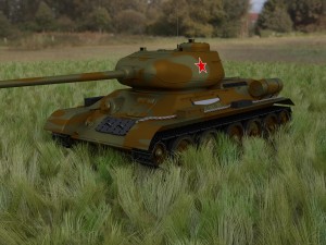 t-34-85 tank hdri camo 3D Modell