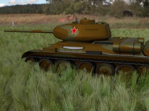 t-34-85 tank hdri camo 3D Modell