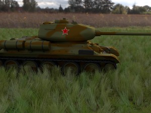 t-34-85 tank hdri camo 3D Modell