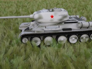 t-34-85 tank hdri winter camo 3D Model
