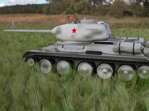 t-34-85 tank hdri winter camo 3D Model