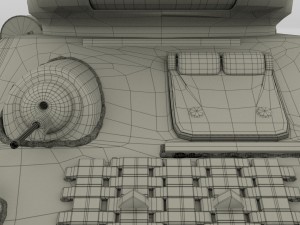t-34-85 tank hdri winter camo 3D Model