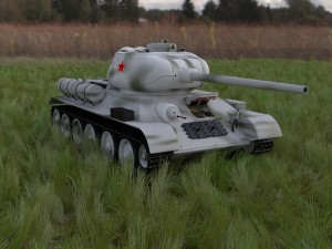 t-34-85 interior-engine bay full hdri winter camo Model 3D