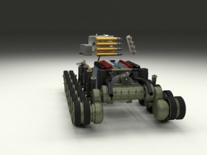 t-34-85 interior-engine bay full hdri winter camo Model 3D
