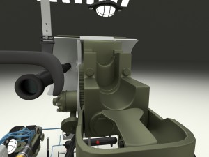 t-34-85 interior-engine bay full hdri winter camo Model 3D