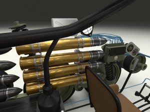 t-34-85 interior-engine bay full hdri winter camo Model 3D