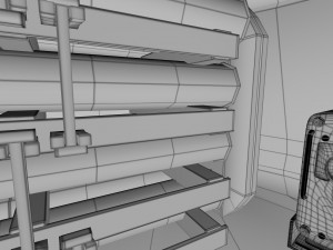 t-34-85 interior-engine bay full hdri winter camo Model 3D