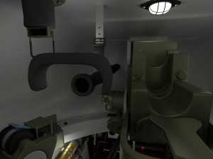 t-34-85 with interior hdri winter camo 3D Model