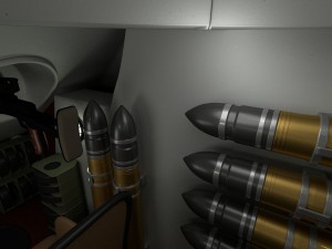 t-34-85 with interior hdri winter camo 3D Model