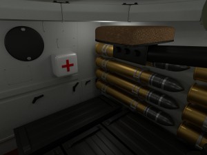 t-34-85 with interior hdri winter camo 3D Model