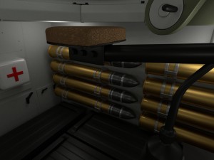 t-34-85 with interior hdri winter camo 3D Model