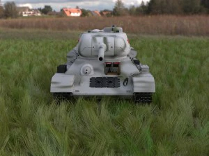 t-34-85 with interior hdri winter camo 3D Model