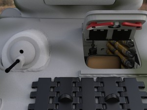t-34-85 with interior hdri winter camo 3D Model