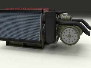 t-34 engine and transmission full 3D 模型