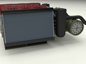 t-34 engine and transmission full Modelo 3D