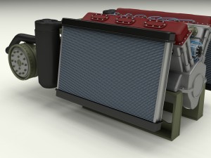 t-34 engine and transmission full Modelo 3D