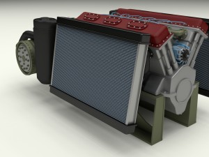 t-34 engine and transmission full Modelo 3D