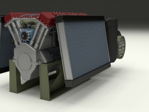 t-34 engine and transmission full Modelo 3D