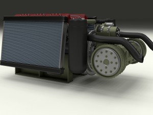 t-34 engine and transmission full Modelo 3D
