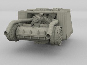 t-34 engine and transmission full Modelo 3D