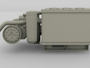 t-34 engine and transmission full Modelo 3D