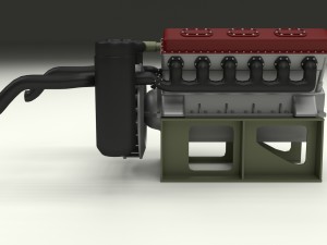 t-34 engine 3D Model