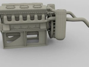 t-34 engine 3D Model