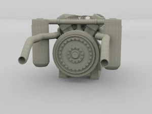 t-34 engine 3D Model