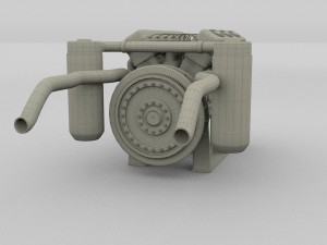 t-34 engine 3D Model