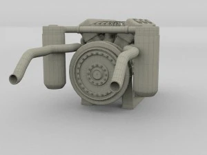 t-34 engine 3D Model
