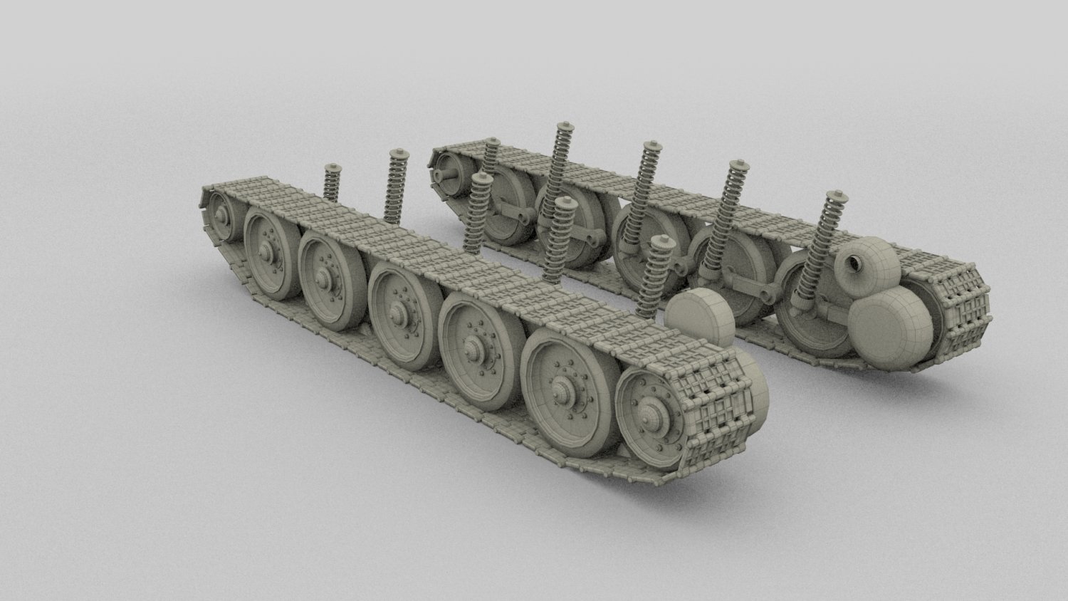Ходовая танка т34