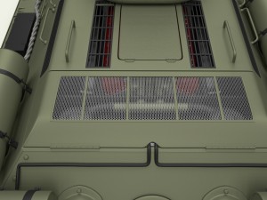 t-34-76 interior-engine bay full camo 3D मॉडल