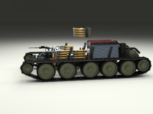 t-34-76 interior-engine bay full camo 3D मॉडल