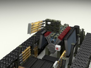 t-34-76 interior-engine bay full camo 3D मॉडल