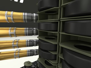 t-34-76 interior-engine bay full camo 3D मॉडल