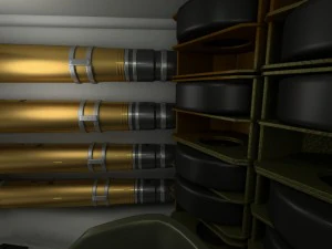 t-34-76 interior-engine bay camo full 3D Model