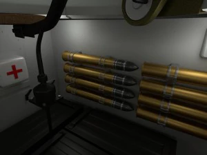 t-34-76 interior-engine bay camo full 3D Model