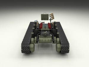 t-34-76 interior-engine bay camo full 3D 모델