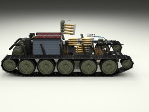 t-34-76 interior-engine bay camo full 3D 모델