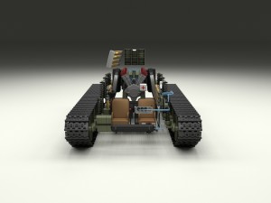 t-34-76 interior-engine bay camo full 3D 모델