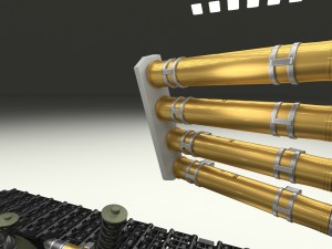 t-34-76 interior-engine bay camo full 3D 모델