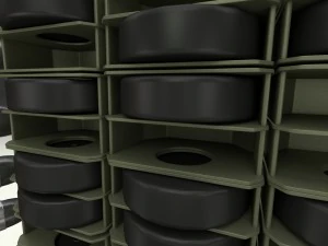 t-34-76 interior-engine bay camo full 3D Model