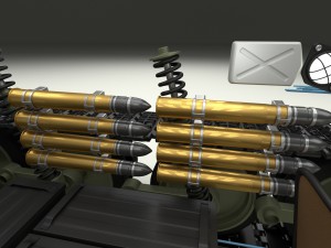 t-34-76 interior-engine bay camo full 3D 모델