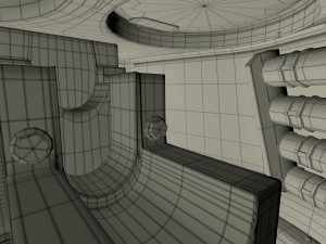 t-34-76 interior-engine bay camo full 3D 모델