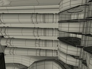 t-34-76 interior-engine bay camo full 3D Model
