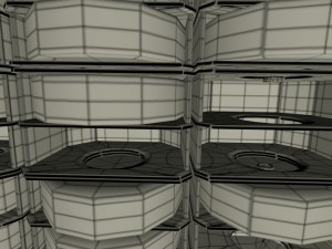 t-34-76 interior-engine bay camo full 3D 모델