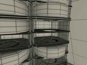 t-34-76 interior-engine bay camo full 3D 모델
