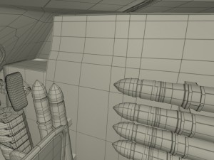 t-34-76 interior-engine bay camo full 3D 모델